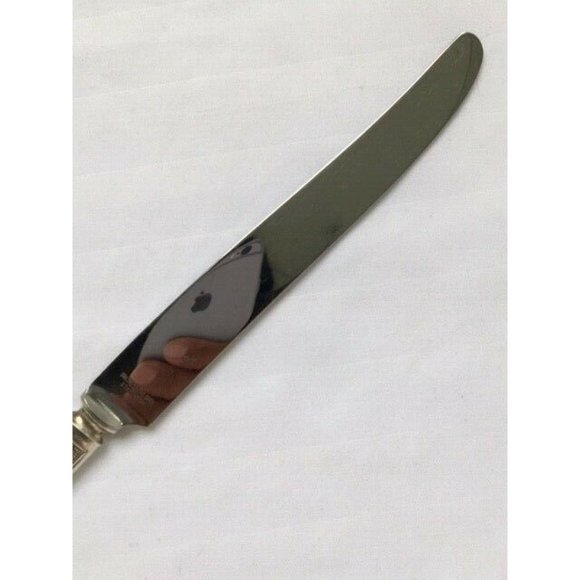 1847 ROGERS BROS INTL SILVERPLATE FRENCH DINNER KNIFE 1924 ANCESTRAL PATTERN 9" - Picture 6 of 8